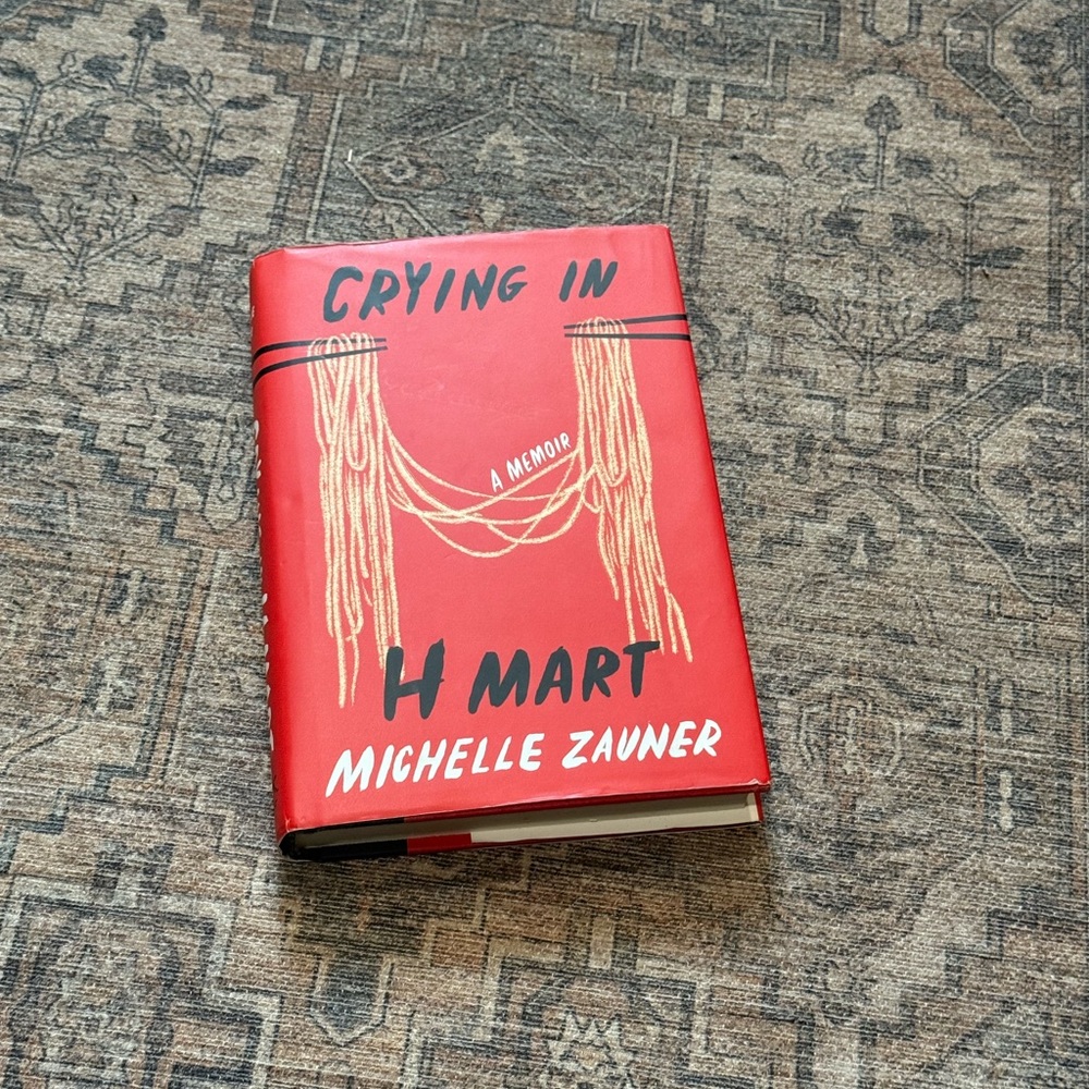 Crying in H Mart by Michelle Zauner - Red Hardcover Memoir